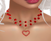 *Red Heart Necklace