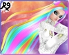 Long Rainbow Manga Hair