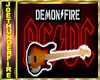 ACDC Demon fire Guitar