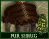 Fur Shrug Brown