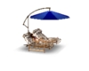 Eph Wicker Beach Chairs