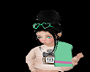 Green N Pink Towel