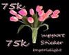 75k Support Sticker