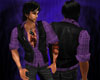 ~KJ~ Purple Black vest 