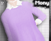 x Purple Pastel Sweater