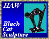 Black Cat Sculpture
