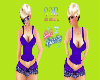 22R* XXL Purple dress