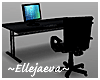 Black Desk and Chair