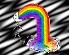 Rainbow puke!