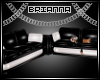 -B- BW pvc Couch