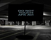 DO NOT TOUCH -ROOM  SIGN