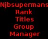 Rank Titles GroupManager
