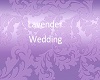 Lavender  Bride Table