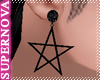 SN. Star Black Earrings