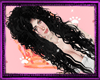 black large curly