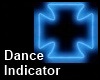 Dance indicator Blue
