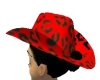 red leopard cowgirl hat