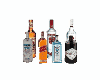 Mixed liguore bottles