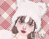plush santa hat white