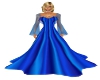 Blue Silk Gown
