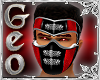 Geo Draco Mask Red