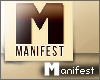M` Manifest Sticker