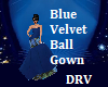 Blue Velvet Ballgown