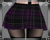 {B}Purple Plaid Skirt rl