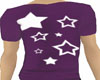 Purple/White Stars shirt