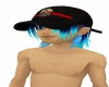 Hat+Blue Hair M