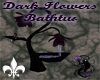 Dark Flowers Bathtub