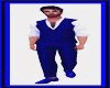 vest suit Blue