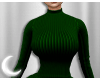 Green Turtleneck Dress