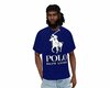 His Polo Navy Tee