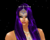 hair long purple luminos