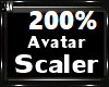200% Avatar Scaler M/F