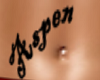 Aspen Belly Tattoo