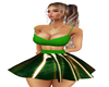 Shinny Green Mini Outfit