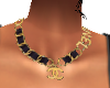 Onyx & Gold Necklace