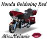 Honda Goldwing Red
