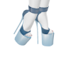 denim heels