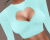 (KUK)aqua sweater cute