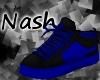 |N| Blue-Black Sneakers