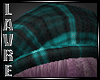 Teal Passion Beret Hair