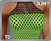 Lime Black Dots SLIM