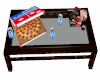 Pizza and Monster table