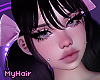 petra black + bangs
