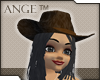 Ange™ Brown Cowgirl Hat