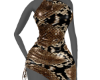 Snake Skin Short Dress