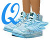 Mr Q's Winged Shoes/blue